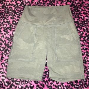 Aerie camo biker shorts